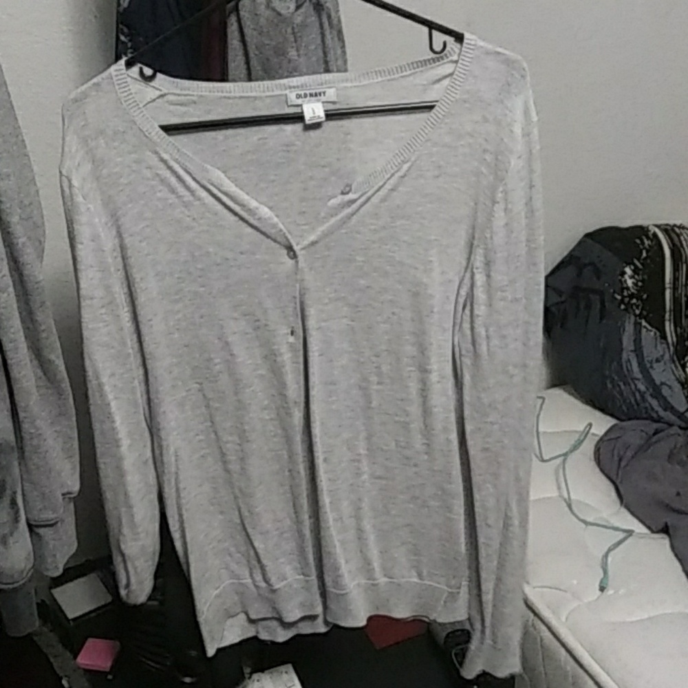 Gray sweater